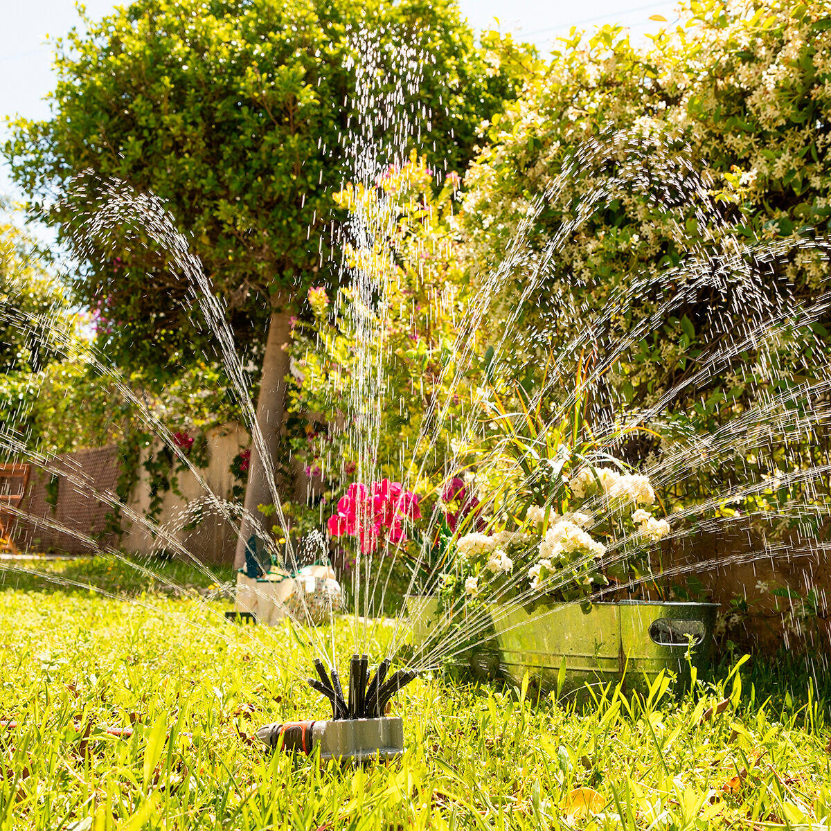 Aspersor de Riego 360º para Jardín Klerdden 36 chorros