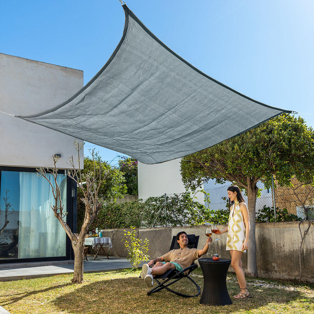 Toldo Vela de Sombra Rectangular Shazail 2 x 3 m