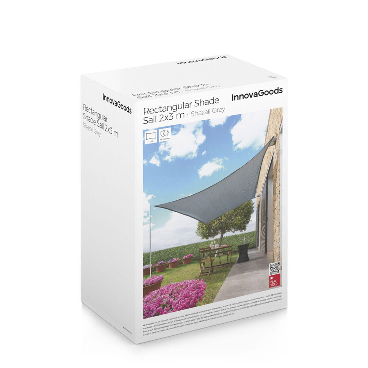 Toldo Vela de Sombra Rectangular Shazail 2 x 3 m
