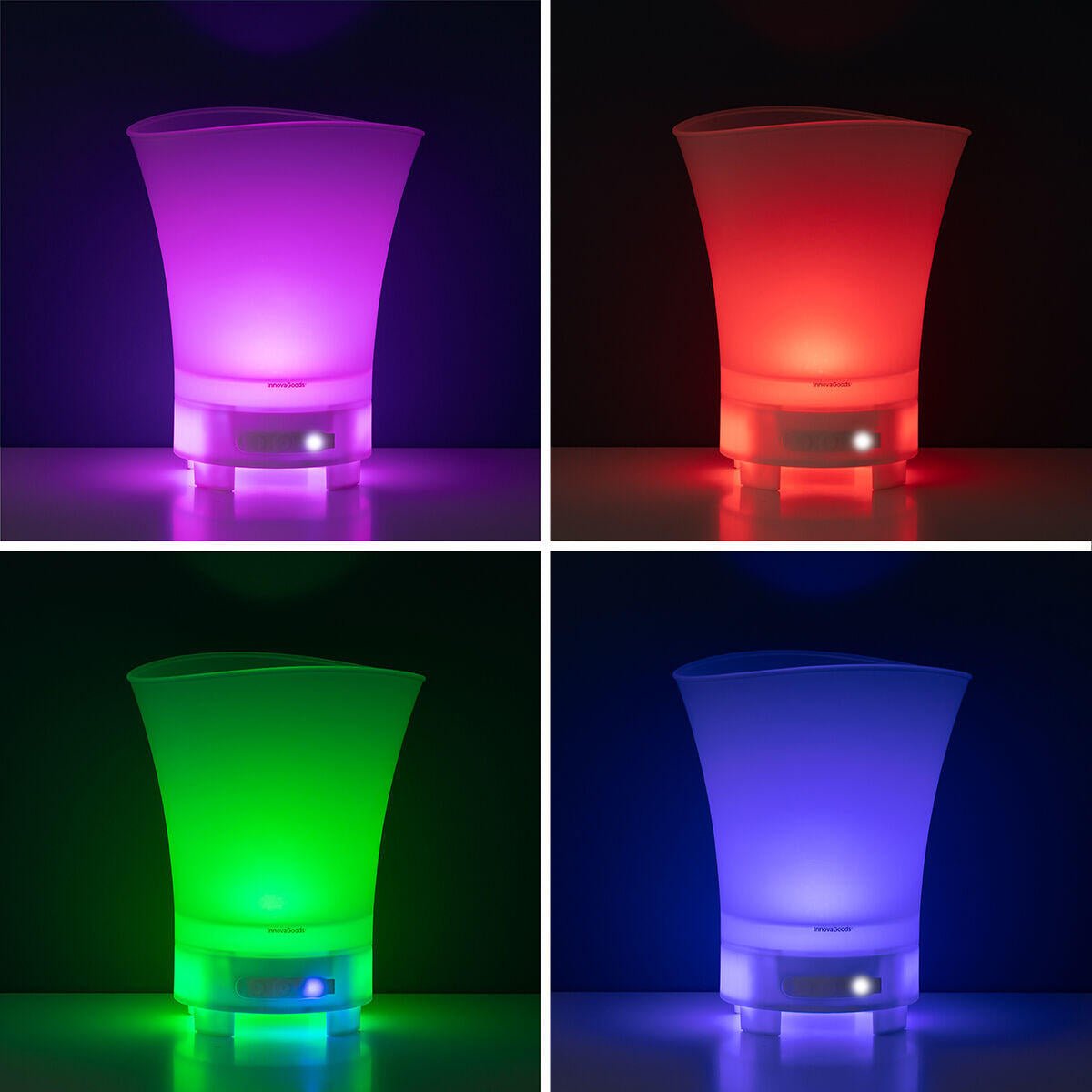 Altavoz Cubitera LED