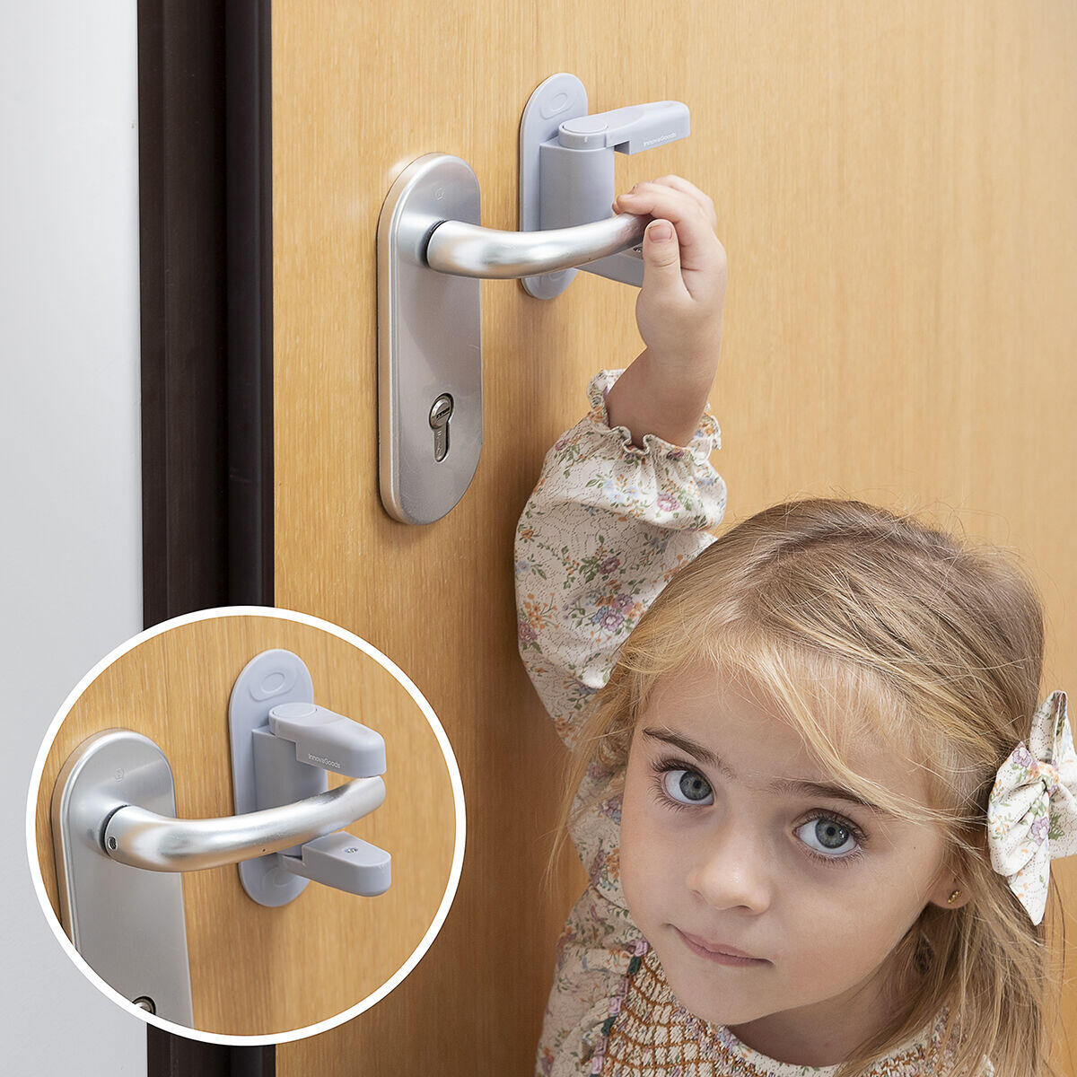 Seguridad versátil y fácil para puertas, ventanas y más