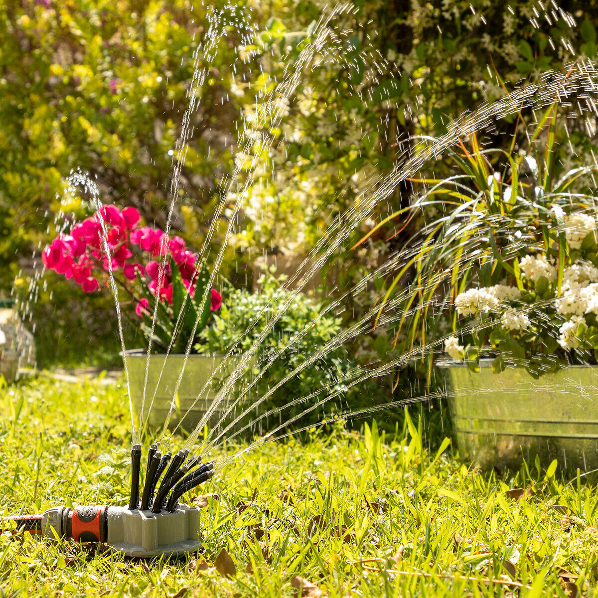 Aspersor de Riego 360º para Jardín Klerdden 36 chorros