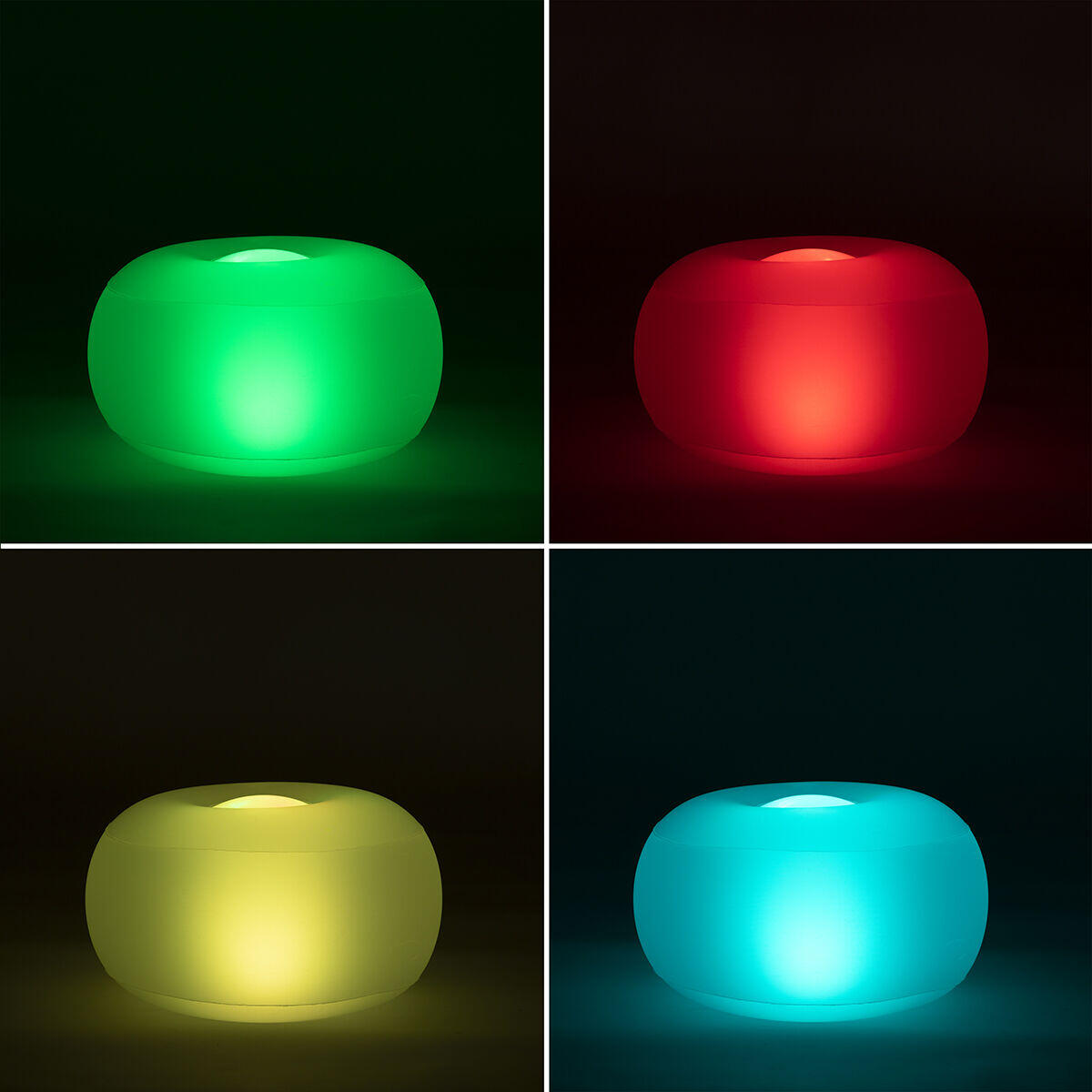 Asiento Hinchable con LED Multicolor y Mando a Distancia Pulight
