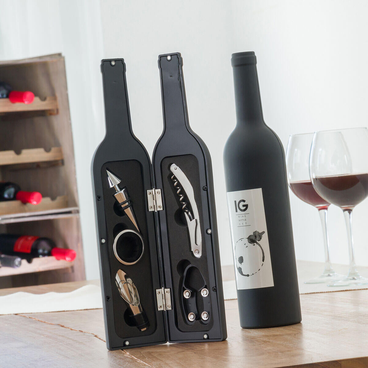 Todo lo esencial para abrir, servir y conservar tu vino con elegancia