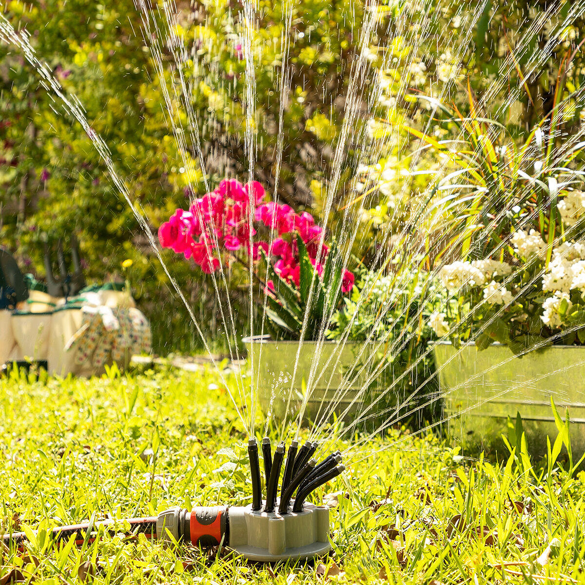 Aspersor de Riego 360º para Jardín Klerdden 36 chorros