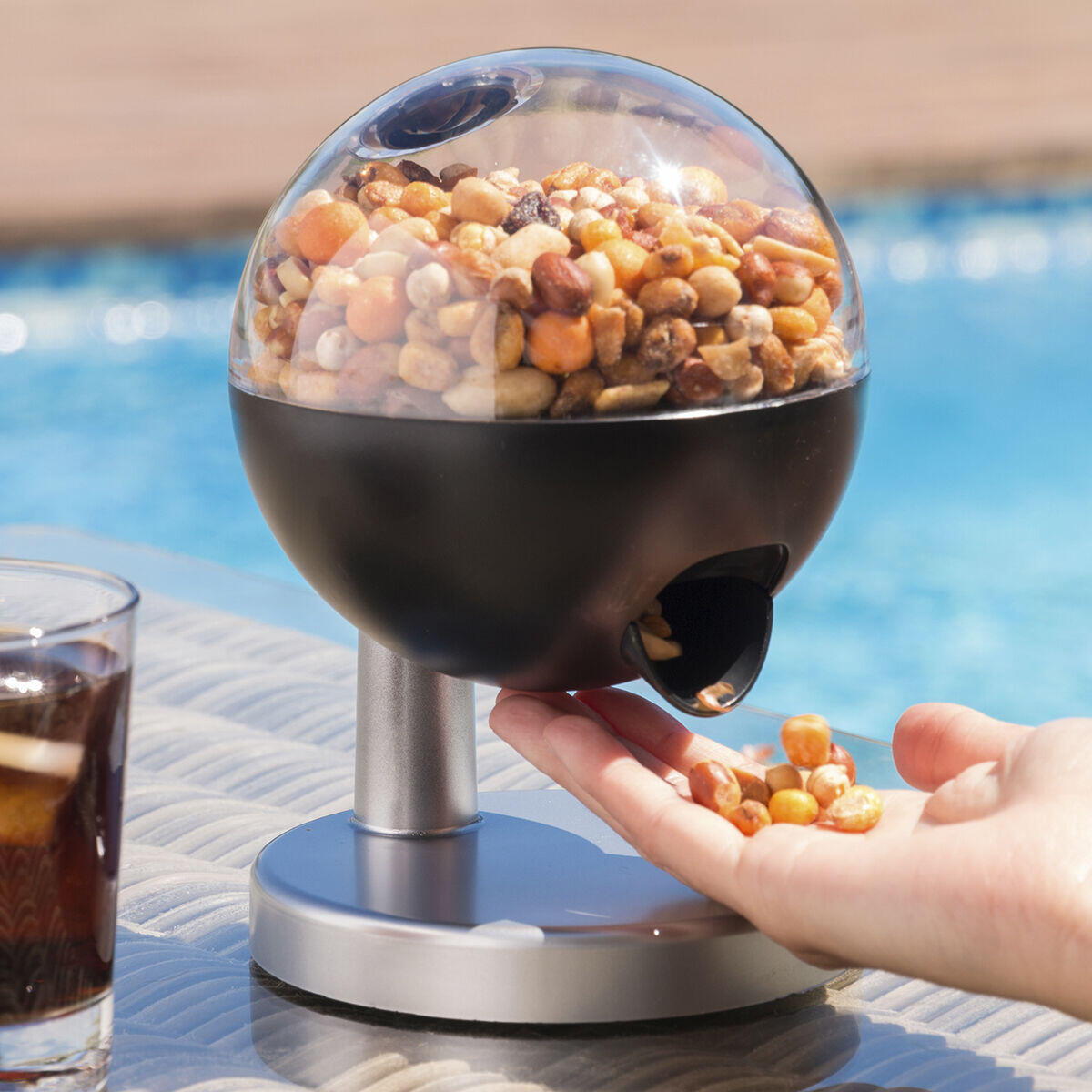Mini Dispensador Automático de Caramelos y Frutos Secos