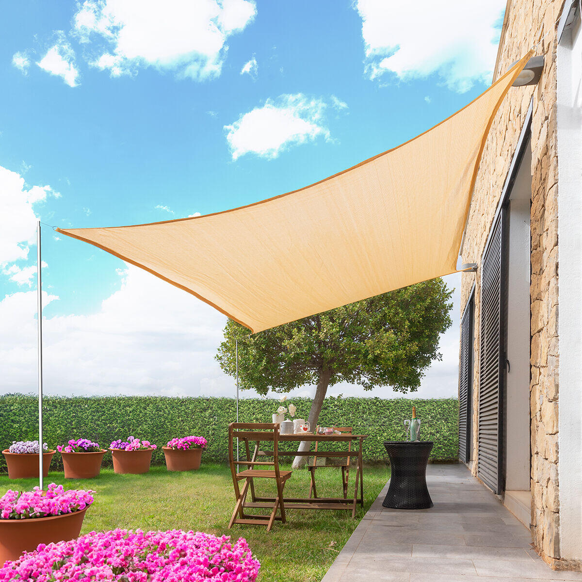 Toldo Vela de Sombra Rectangular Shazail 2 x 3 m