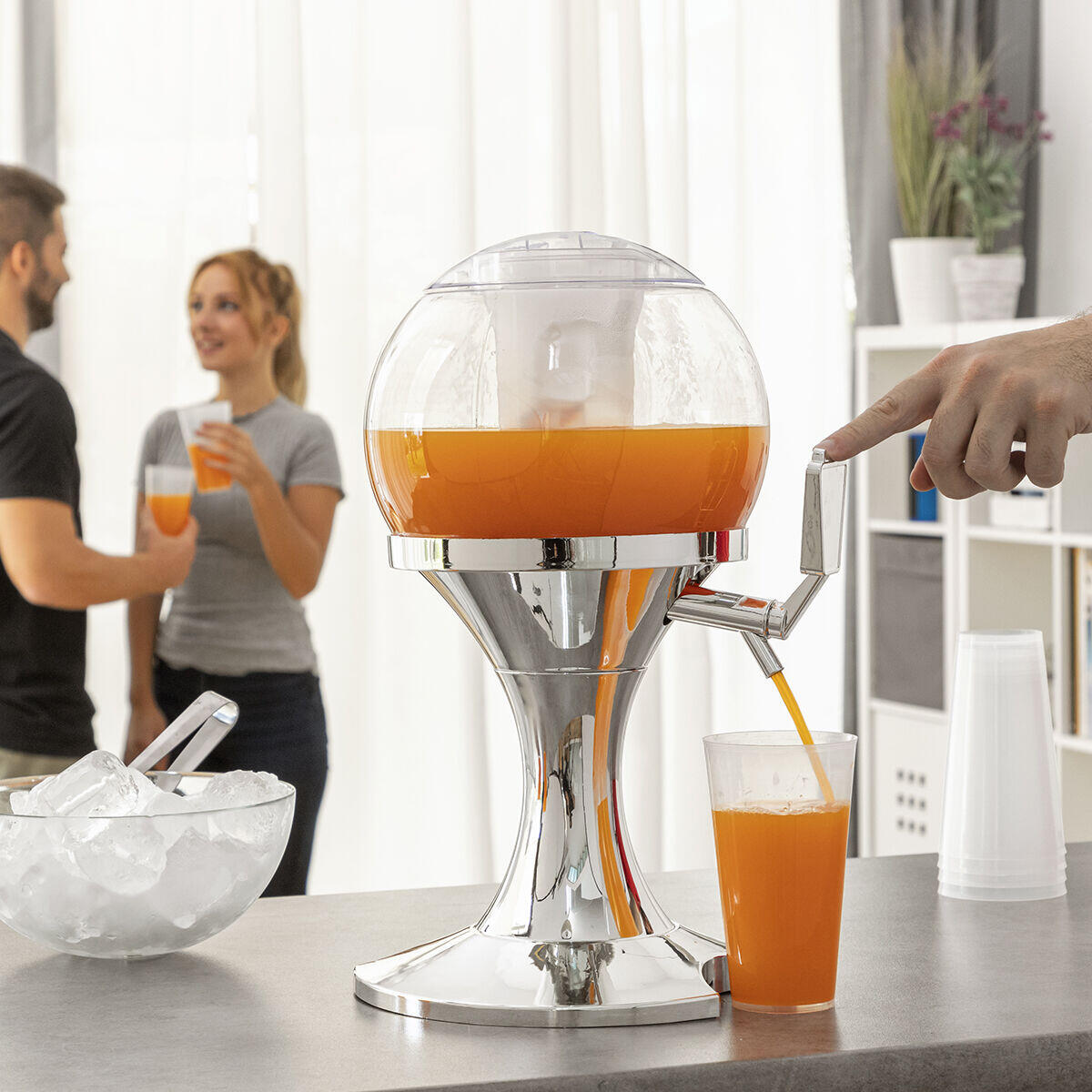 Dispensador Refrigerante Todo en Uno - Enfría, Sin Aguar, Sin Derrames
