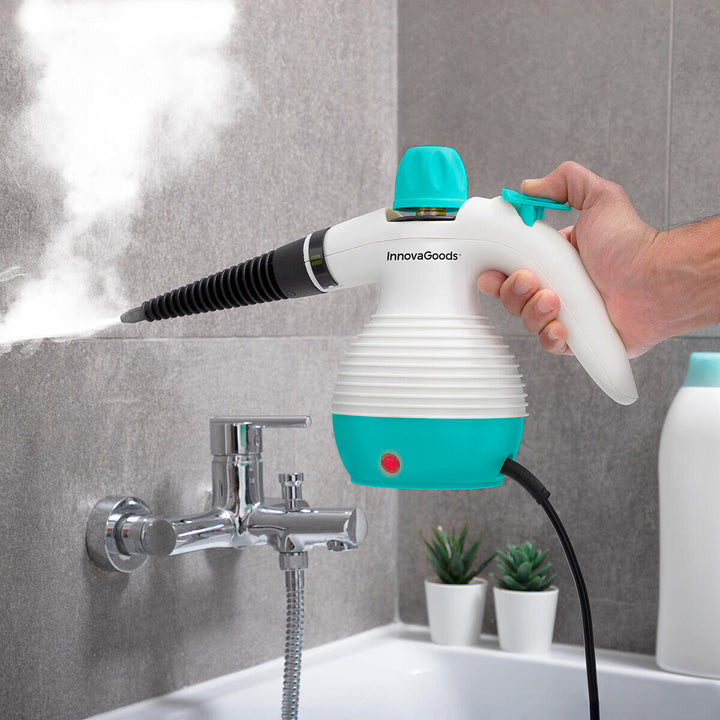 Vaporeta de Mano Multiusos con Accesorios 9 en 1