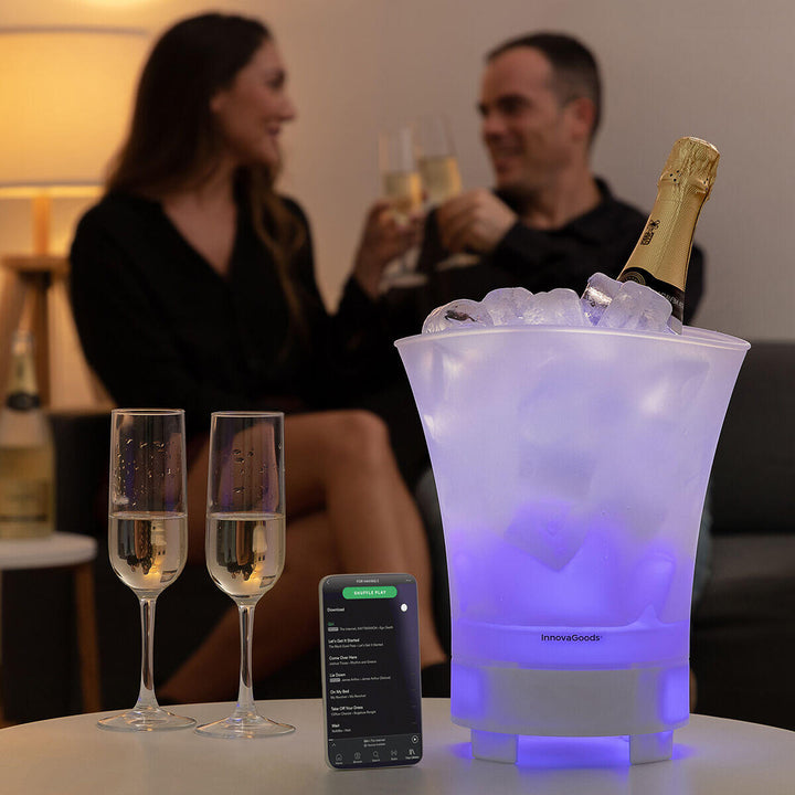 Altavoz Cubitera LED