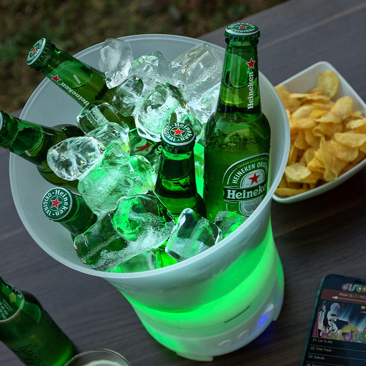 Altavoz Cubitera LED