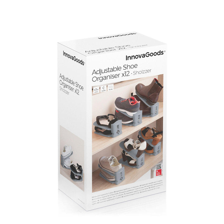 Tus zapatos ordenados ocupando el mínimo espacio