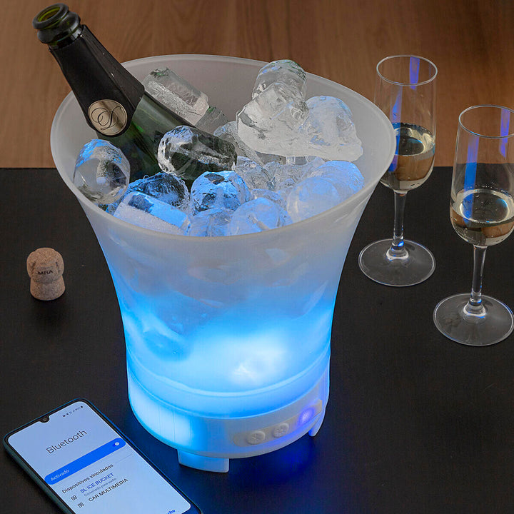 Altavoz Cubitera LED