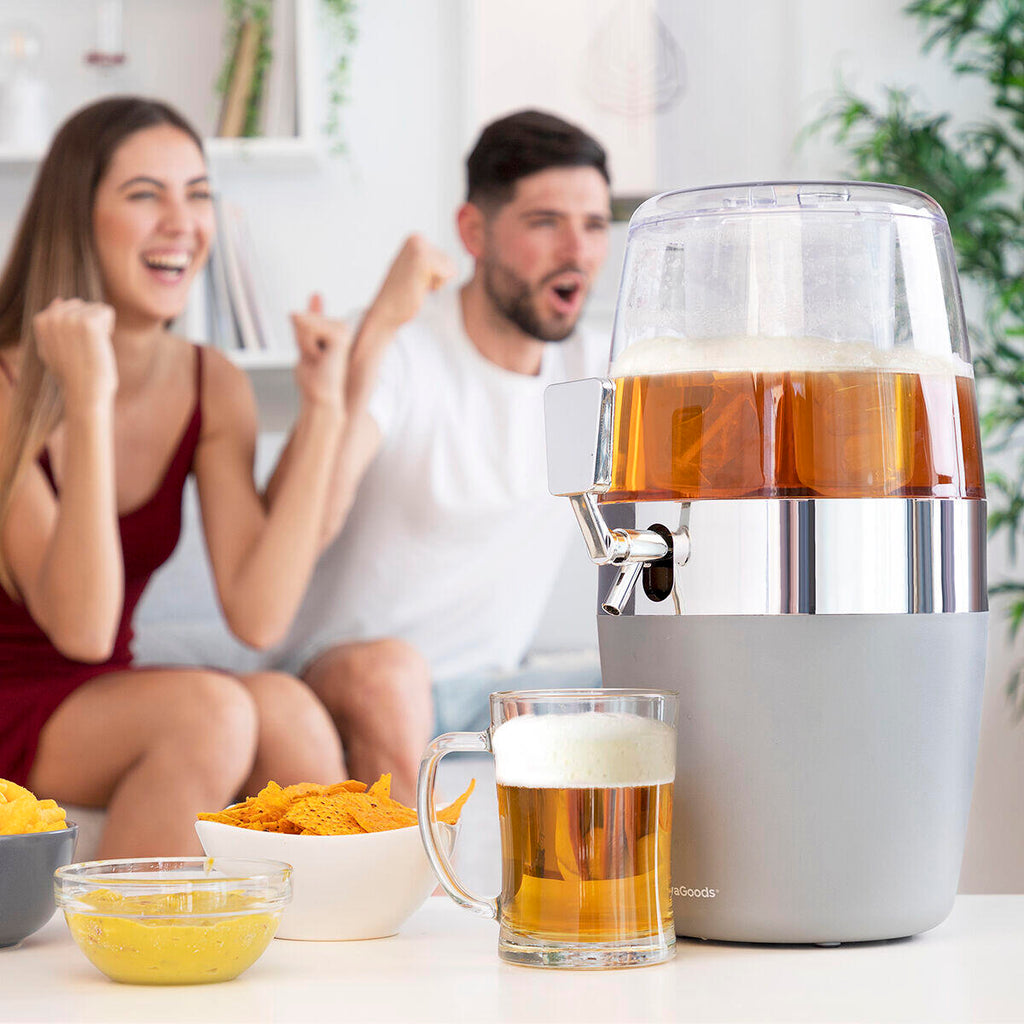Sirve bebidas frías rápido, sin diluir ni derramar