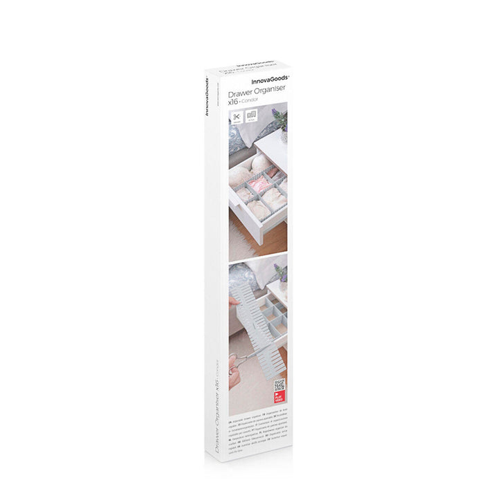Organizador de Cajones Ajustable Condor 16 Unidades