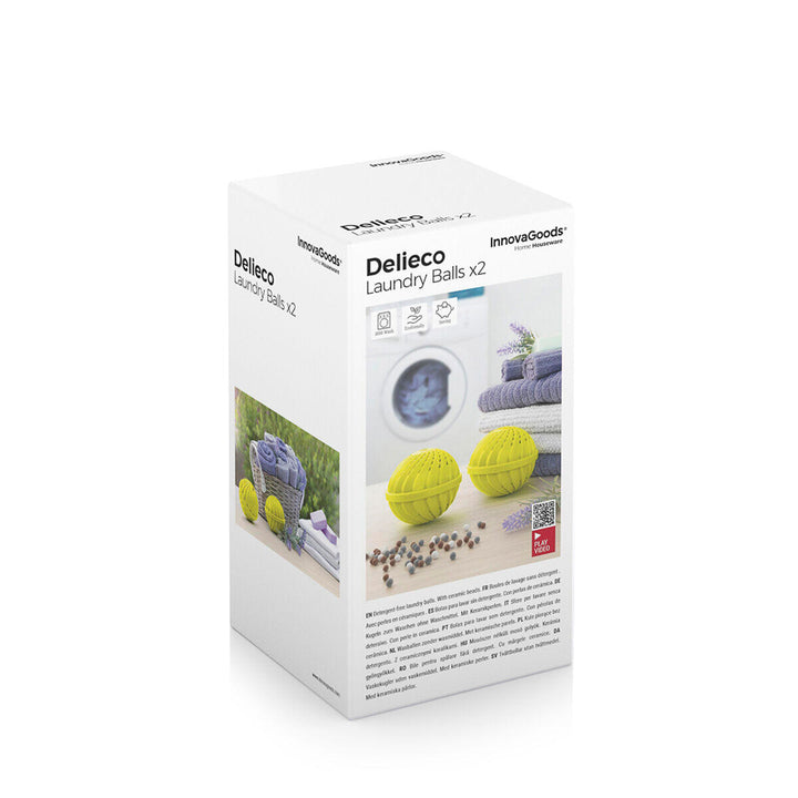 Bolas para Lavar la Ropa sin Detergente Delieco Pack de 2 uds
