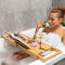 Bandeja para Bañera de Bambú Extensible
