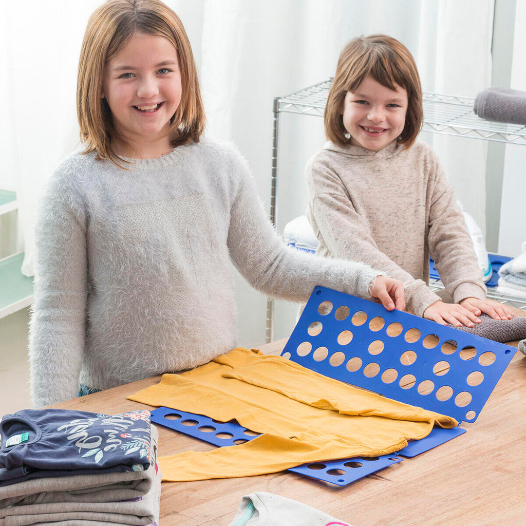 Simplifica y agiliza el doblado de la ropa de los niños