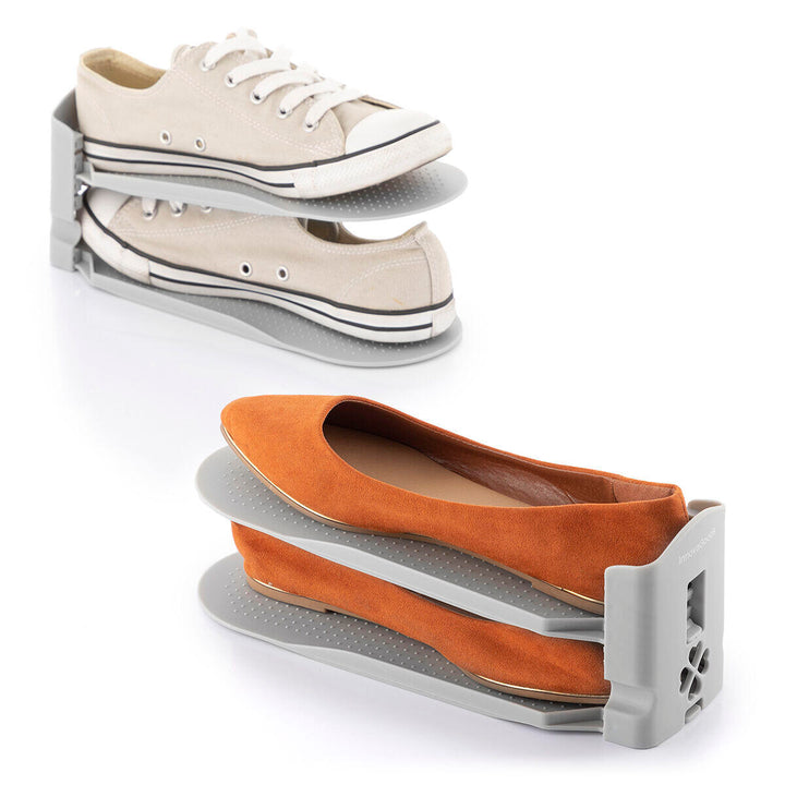 Tus zapatos ordenados ocupando el mínimo espacio