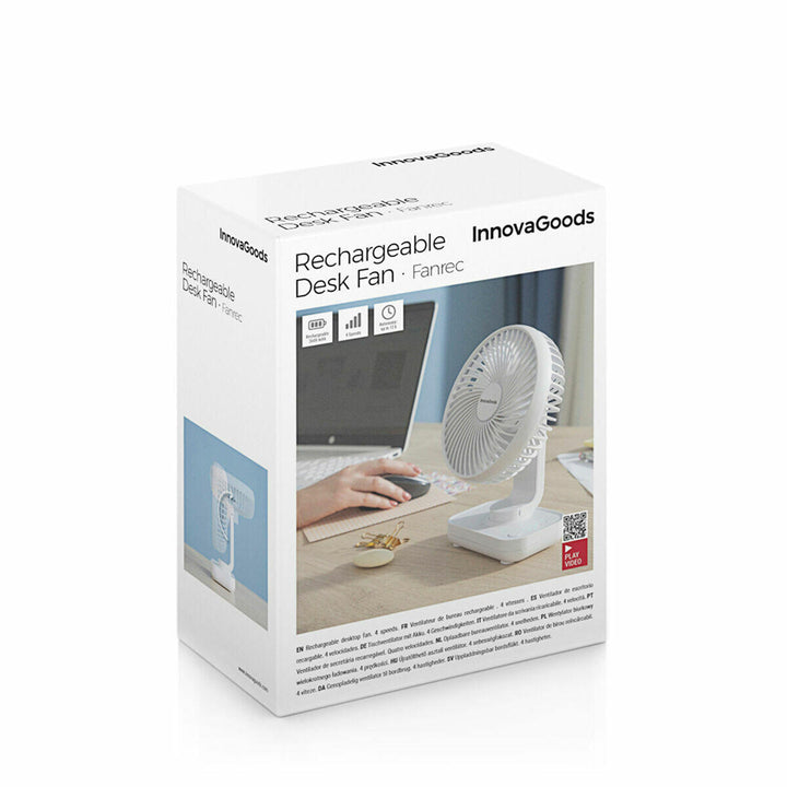 Ventilador de Escritorio Recargable Fanrec