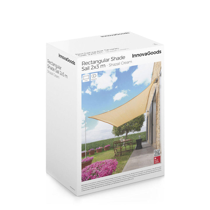 Toldo Vela de Sombra Rectangular Shazail 2 x 3 m
