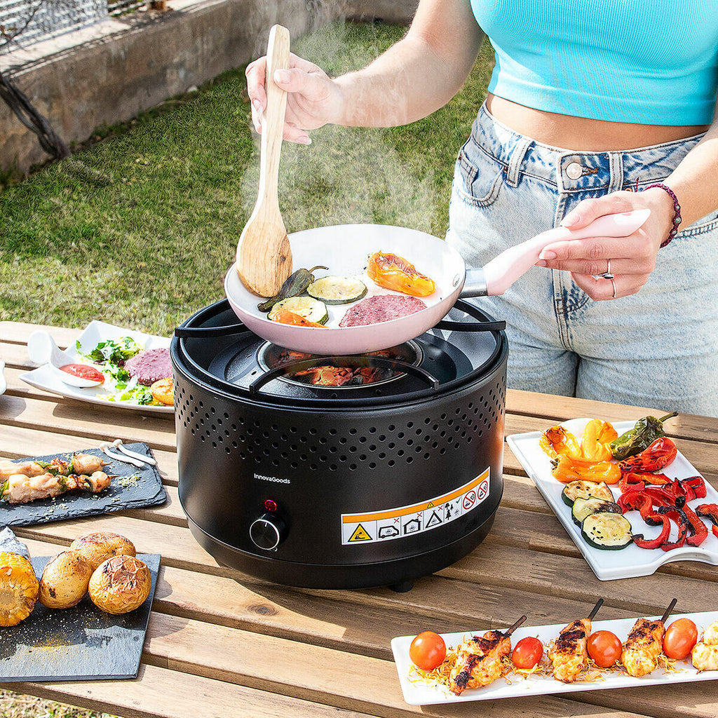 Barbacoa de Carbón sin Humo Portátil CleanQ