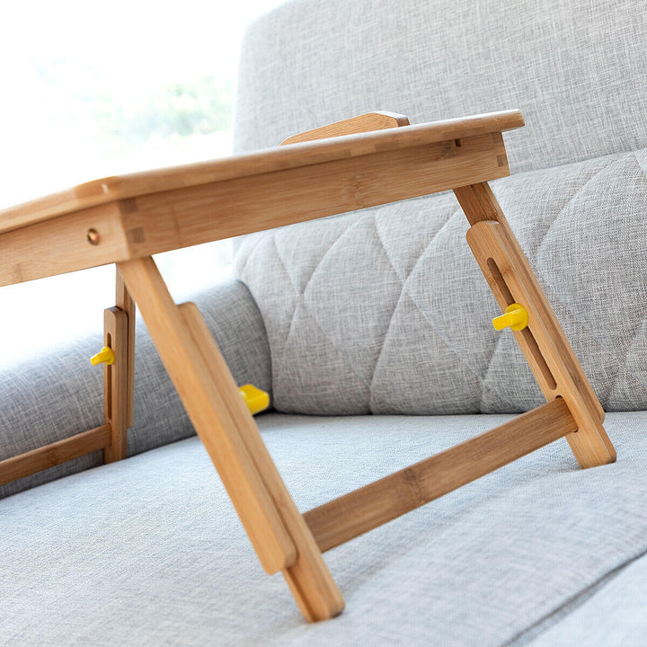 Mesa Plegable Auxiliar de Bambú Lapwood