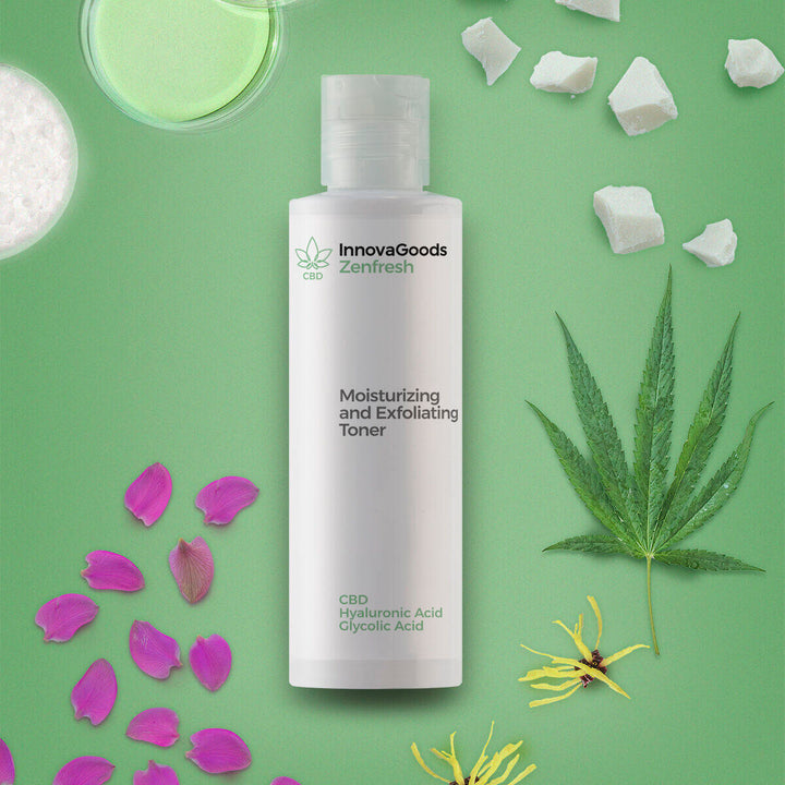 Tónico Facial Hidratante y Exfoliante CBD Zenfresh 150 ml